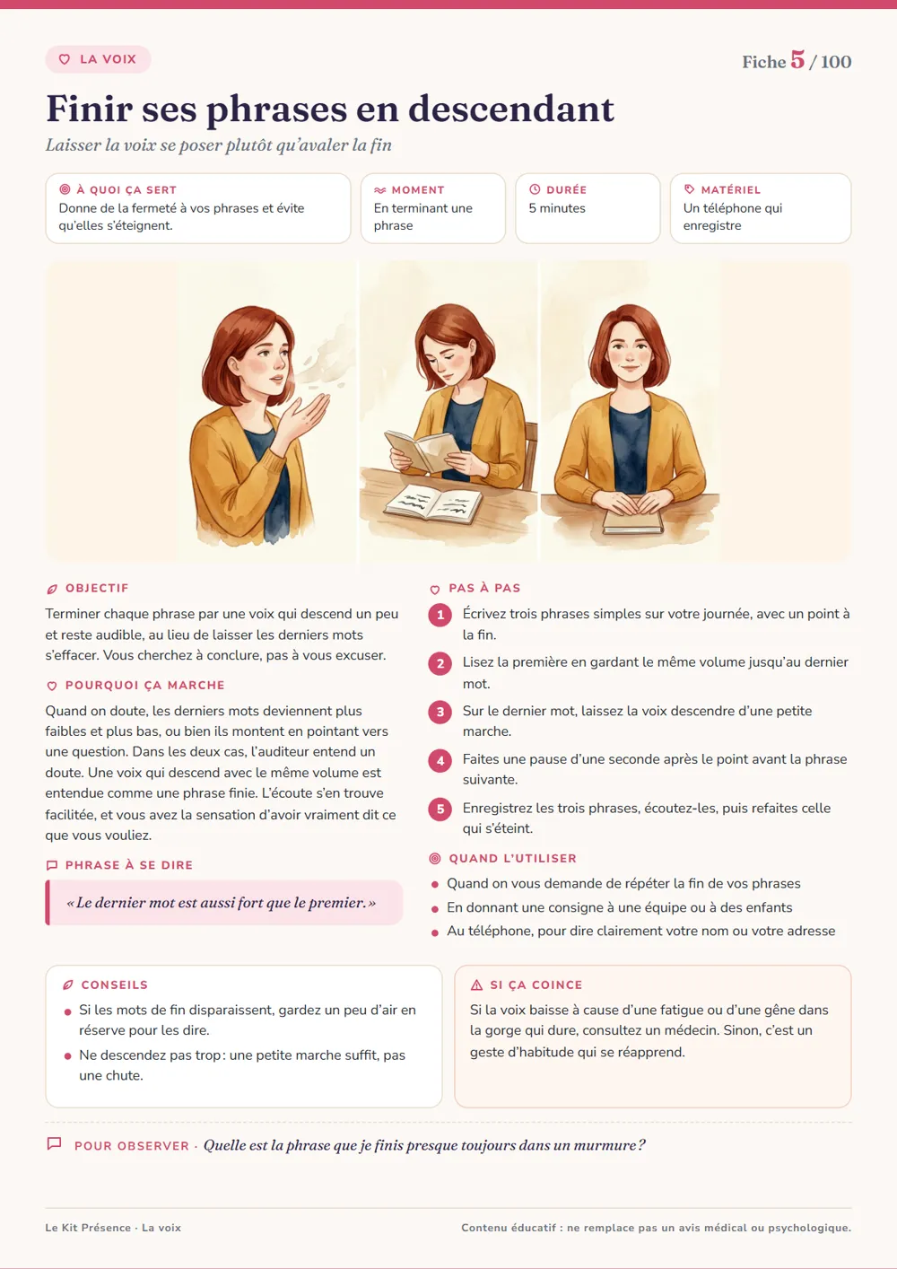 Fiche 3 : Le souffle avant la première phrase